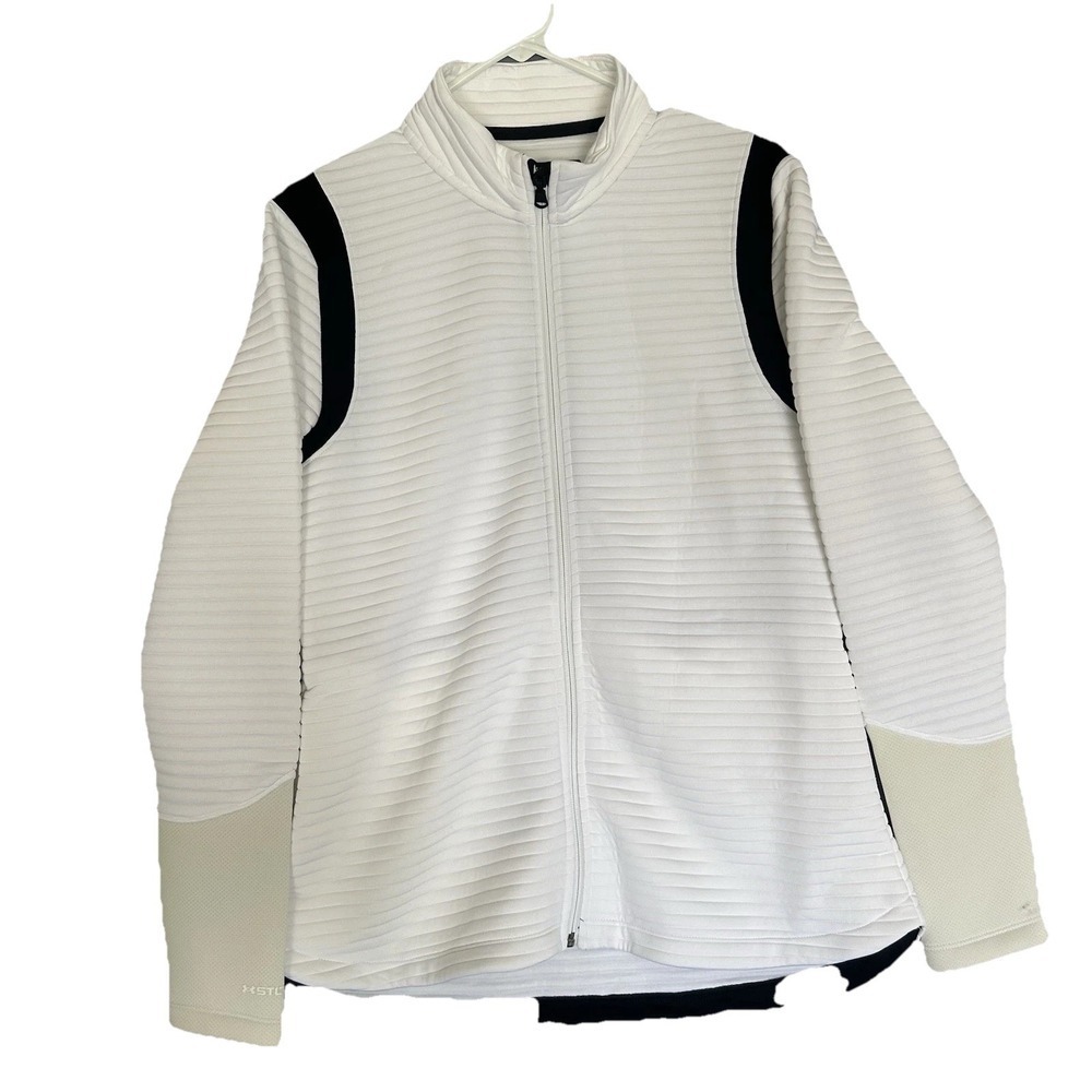 Under Armour Storm Cold Gear   Full Zip Jacket White Women's Size L